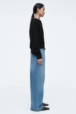 COS VOLUME WIDE-LEG JEANS-Women Jeans | Pants