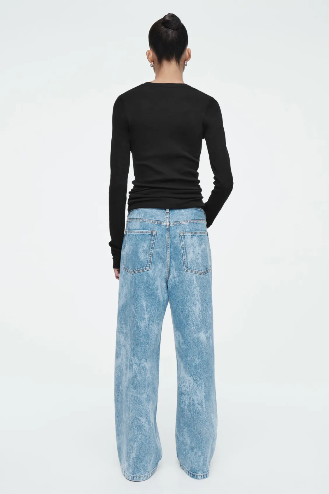 COS VOLUME WIDE-LEG JEANS-Women Jeans | Pants