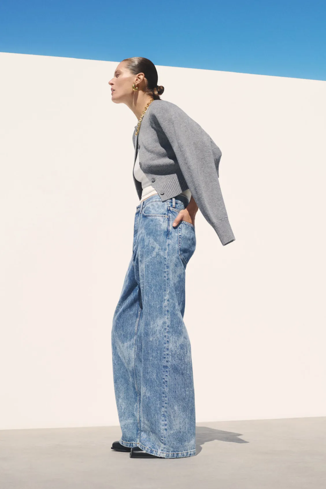 COS VOLUME WIDE-LEG JEANS-Women Jeans | Pants