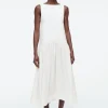 COS VOLUMINOUS SLEEVELESS MIDI DRESS-Women Dresses & Jumpsuits