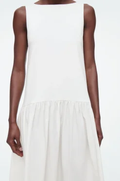 COS VOLUMINOUS SLEEVELESS MIDI DRESS-Women Dresses & Jumpsuits