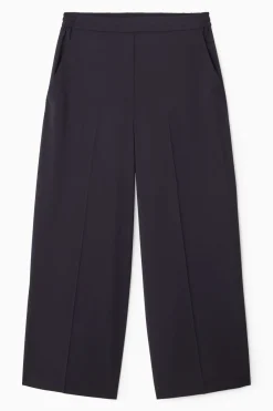 COS VOLUMINOUS WIDE-LEG WOOL PANTS-Women Pants
