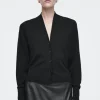 COS WAISTED KNITTED CARDIGAN-Women Sweaters & Cardigans