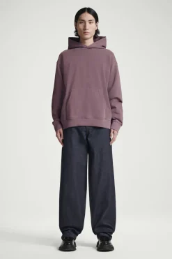COS WASHED COTTON-JERSEY HOODIE- Sweatshirts & Hoodies
