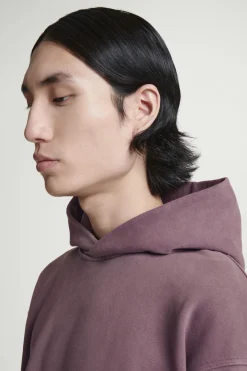 COS WASHED COTTON-JERSEY HOODIE- Sweatshirts & Hoodies