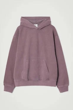 COS WASHED COTTON-JERSEY HOODIE- Sweatshirts & Hoodies