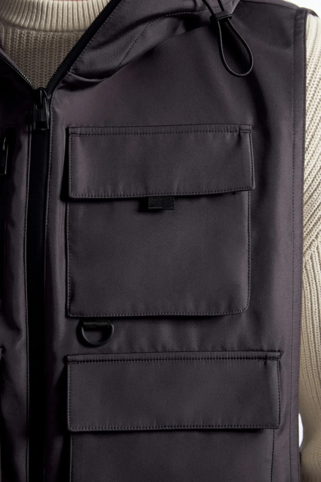 COS WATERPROOF UTILITY VEST- Hats & Scarves | Coats & Jackets