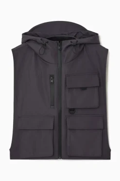 COS WATERPROOF UTILITY VEST- Hats & Scarves | Coats & Jackets