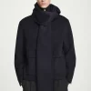 COS WHIP-STITCHED DOUBLE-FACED WOOL SCARF- Hats & Scarves