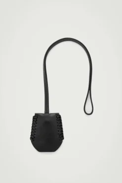 COS WHIP-STITCHED LEATHER LANYARD- Bags & Wallets