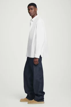 COS WIDE OVERSIZED COTTON OXFORD SHIRT- Shirts