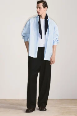 COS WIDE OVERSIZED COTTON OXFORD SHIRT- Shirts