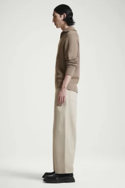 COS WIDE-LEG COTTON UTILITY PANTS- Pants