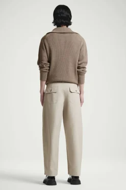 COS WIDE-LEG COTTON UTILITY PANTS- Pants