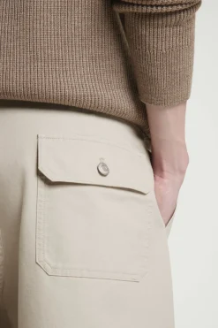 COS WIDE-LEG COTTON UTILITY PANTS- Pants