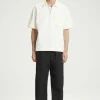 COS WIDE-LEG ELASTICATED COTTON PANTS- Pants
