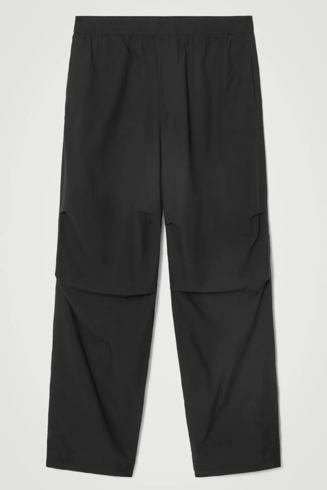 COS WIDE-LEG ELASTICATED COTTON PANTS- Pants