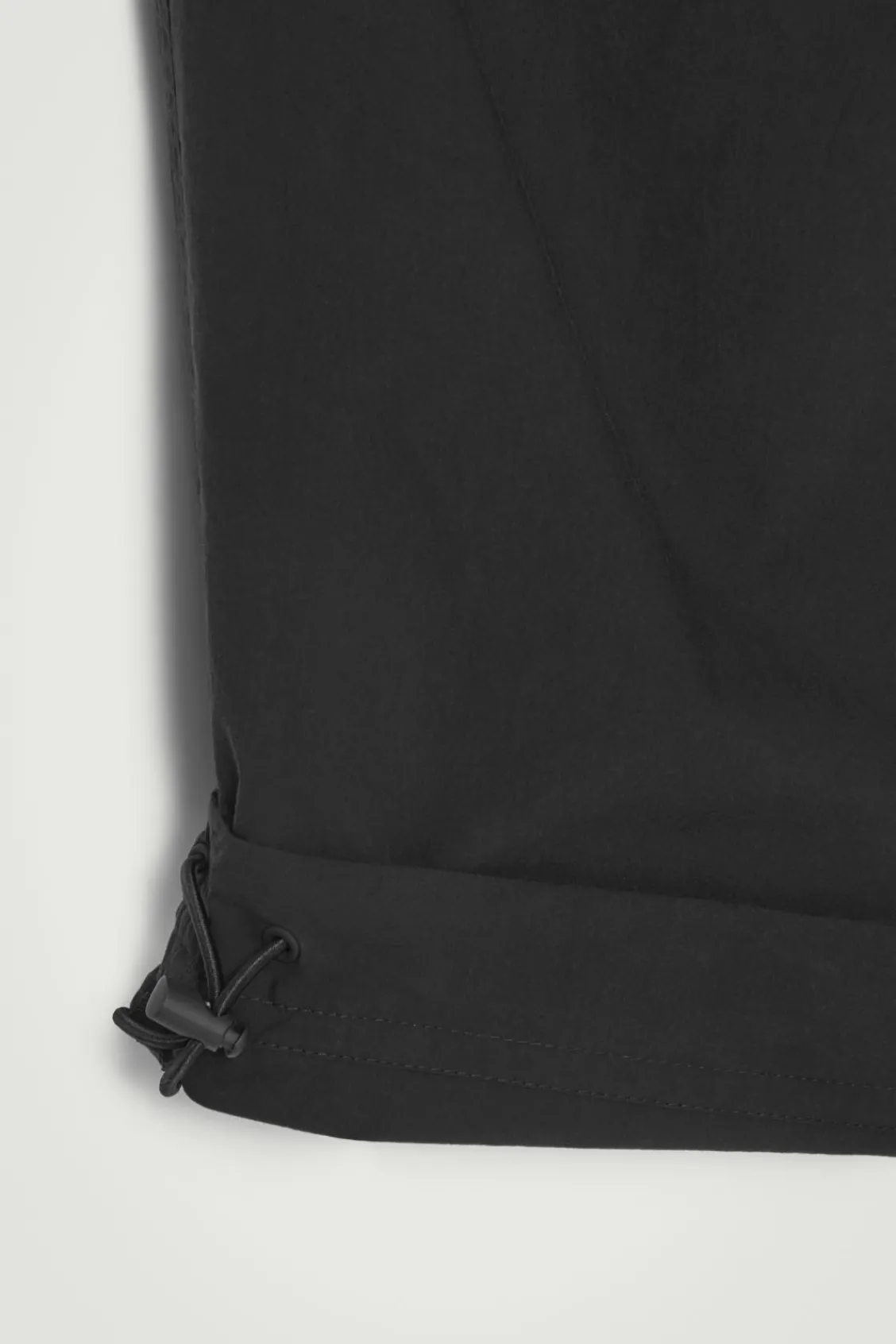 COS WIDE-LEG ELASTICATED COTTON PANTS- Pants