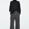 COS WIDE-LEG FLUID DENIM PANTS-Women Jeans | Pants