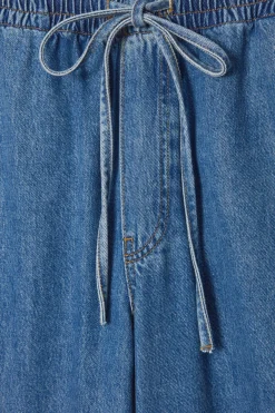 COS WIDE-LEG FLUID DENIM PANTS-Women Jeans | Pants