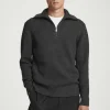 COS WOOL AND COTTON-BLEND HALF-ZIP SWEATER- Sweaters & Cardigans