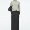 COS WOOL COLUMN MAXI SKIRT-Women Skirts