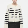 COS WOOL CREW-NECK CARDIGAN-Women Sweaters & Cardigans