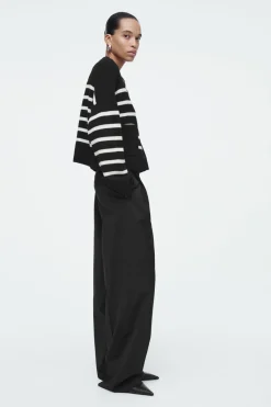 COS WOOL CREW-NECK CARDIGAN-Women Sweaters & Cardigans