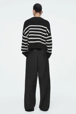 COS WOOL CREW-NECK CARDIGAN-Women Sweaters & Cardigans
