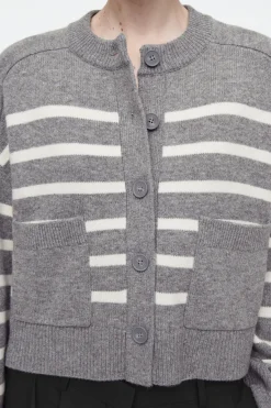 COS WOOL CREW-NECK CARDIGAN-Women Sweaters & Cardigans