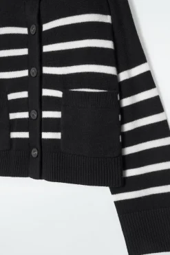 COS WOOL CREW-NECK CARDIGAN-Women Sweaters & Cardigans