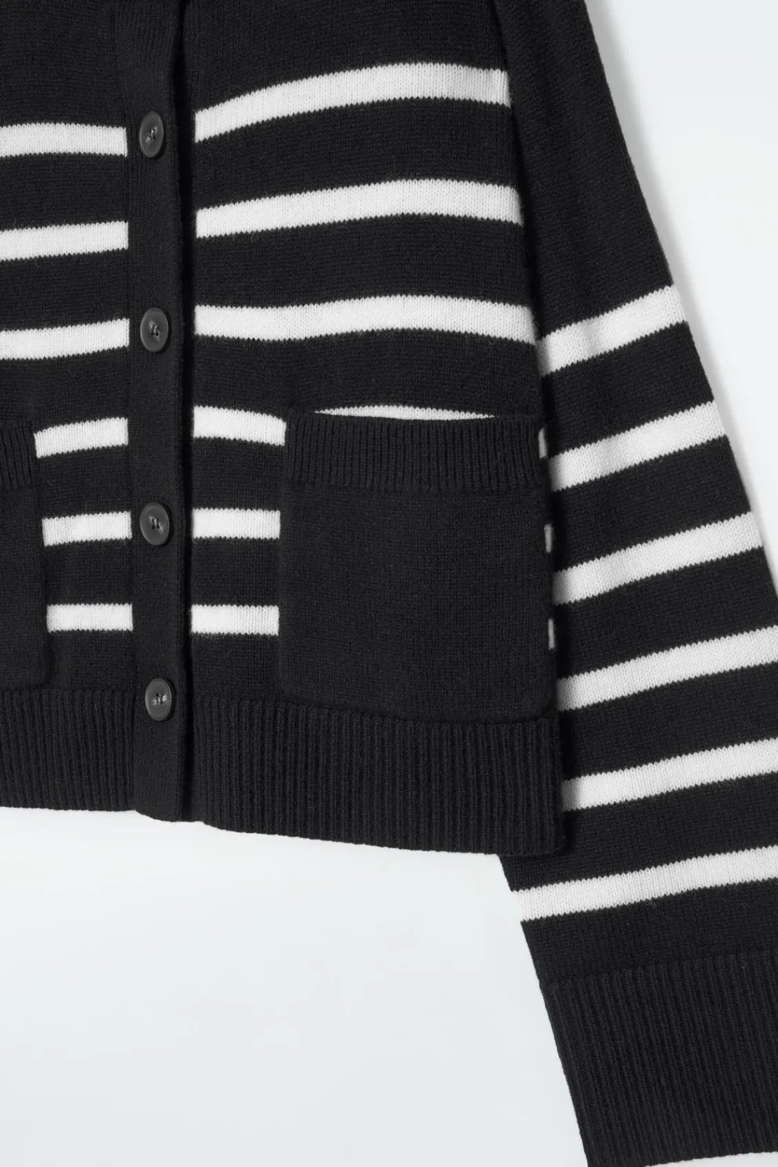 COS WOOL CREW-NECK CARDIGAN-Women Sweaters & Cardigans