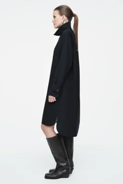 COS WOOL SHIRT DRESS-Women Dresses & Jumpsuits
