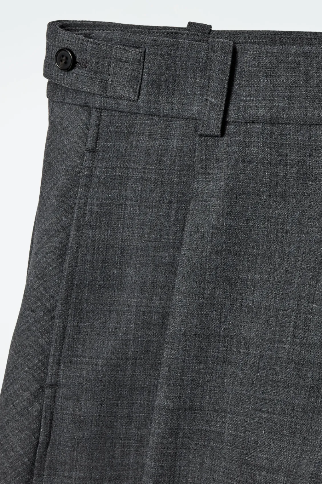 COS WOOL-BLEND BARREL-LEG PANTS-Women Pants