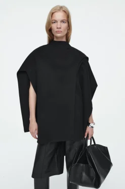 COS WOOL-BLEND CAPE-Women Capes & Hybrids | Coats & Jackets