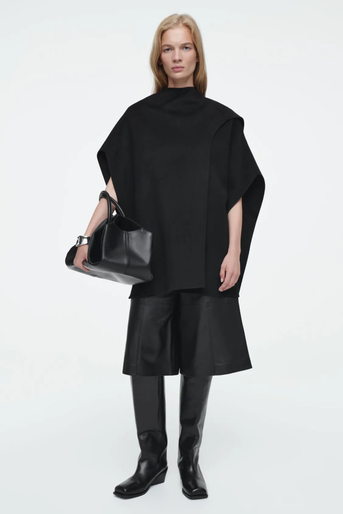 COS WOOL-BLEND CAPE-Women Capes & Hybrids | Coats & Jackets
