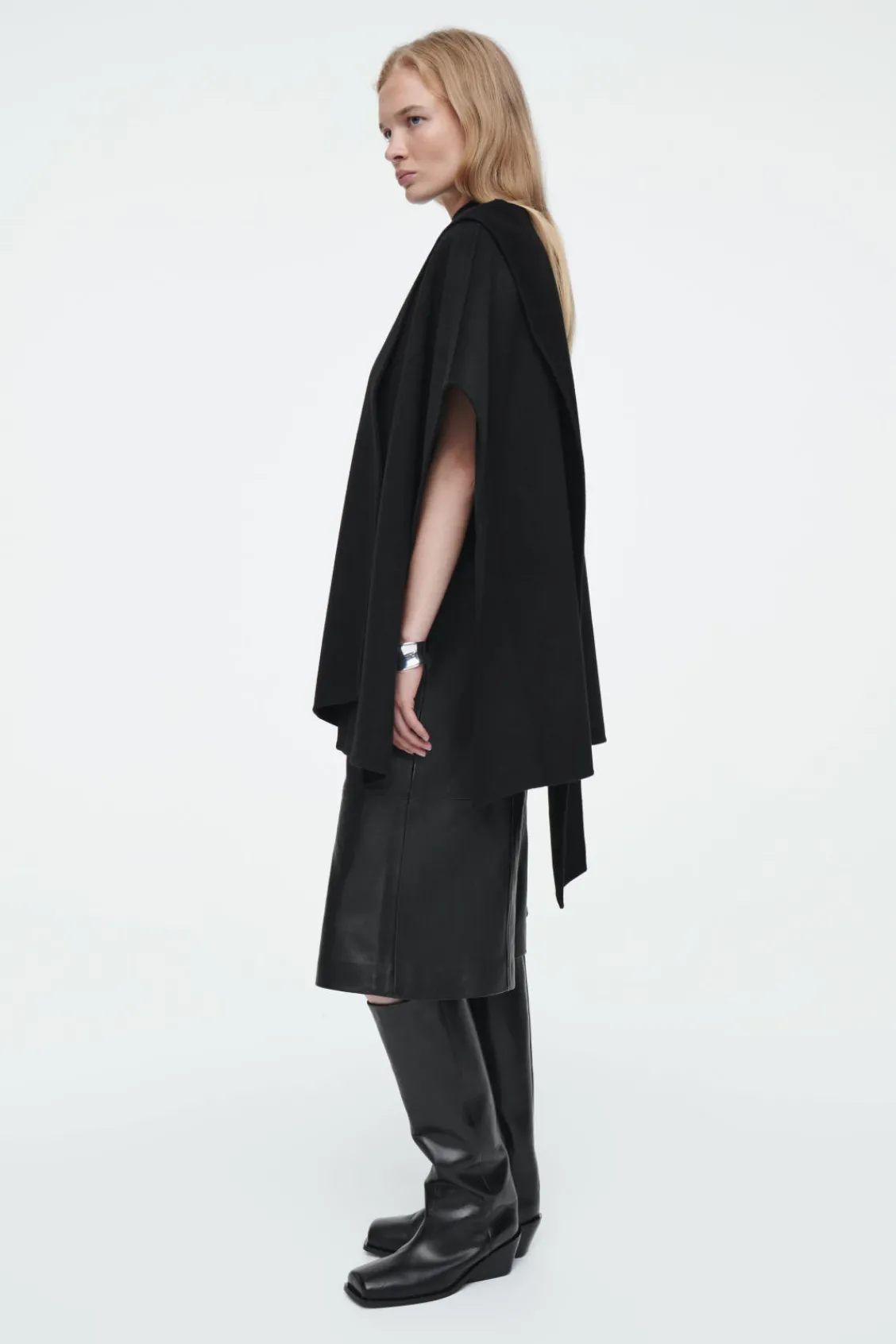 COS WOOL-BLEND CAPE-Women Capes & Hybrids | Coats & Jackets