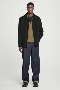 COS WOOL-CASHMERE V-NECK HYBRID TANK- Cashmere | Sweaters & Cardigans