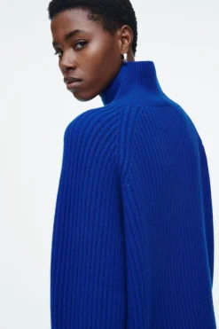 COS WRAP-COLLAR MERINO WOOL JUMPER-Women Tops | Sweaters & Cardigans