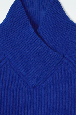 COS WRAP-COLLAR MERINO WOOL JUMPER-Women Tops | Sweaters & Cardigans
