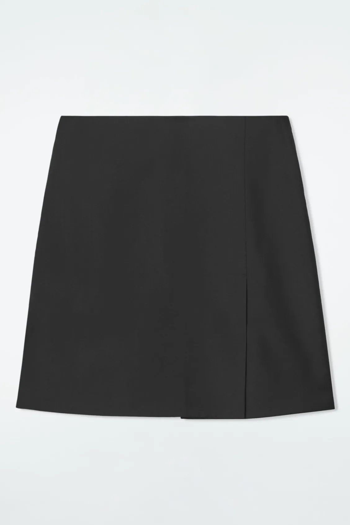 COS WRAP-EFFECT WOOL MINI SKIRT-Women Skirts